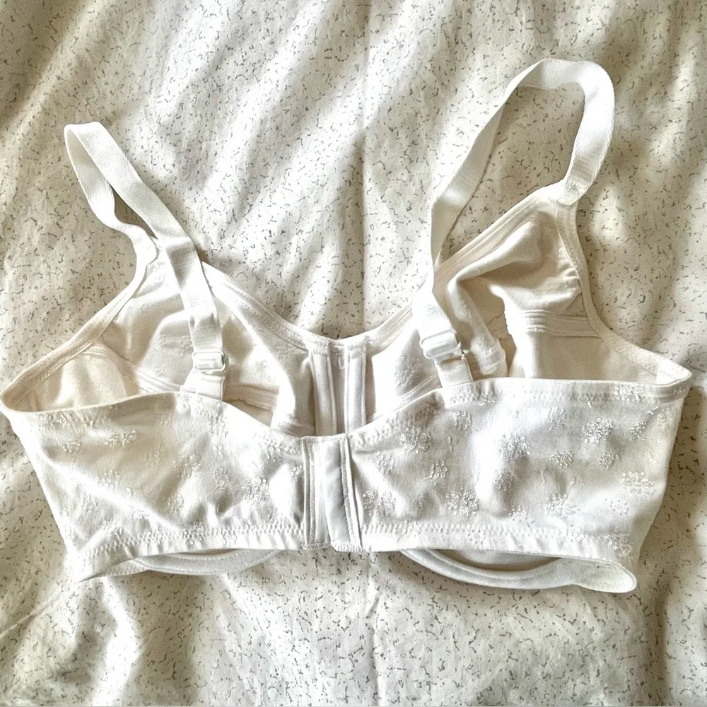 NEW Wacoal 36DD Cotton White Underwire Bra - Picture 3 of 10
